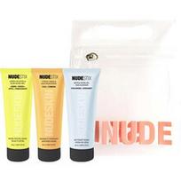 Nudestix 2020 3-STEP CITRUS SKIN RENEWAL - SENSITIVE (Cleanser, Micro-peel, Moisturizer) veido tonikas Moterims