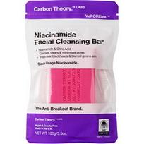 Carbon Theory Niacinamide facial cleansing soap (Facial Cleansing Bar) 100 g 100.0ml veido tonikas Moterims
