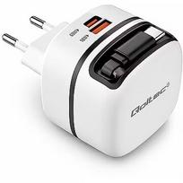 Qoltec Charger USB C 65W GaN PPS 5V 20V 3A 3.25A 51784