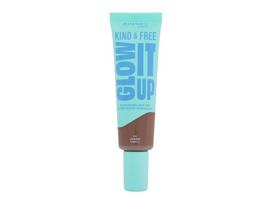 Rimmel Kind & Free Glow It Up Moisturising Skin Tint Makiažo pagrindas 510 Cinnamon makiažo pagrindas