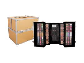 2K Super Model Beauty Train Case Makiažo paletė 122.6ml akių šešėlių paletė
