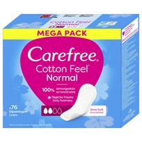 Carefree Cotton Feel Normal Įklotas 76 pcs kelnaitės ir įklotai po gimdymo