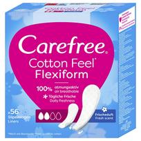 Carefree Cotton Feel Flexiform Fresh Scent Įklotas 56ml kelnaitės ir įklotai po gimdymo