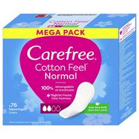 Carefree Cotton Feel Normal Aloe Vera Įklotas 76 pcs kelnaitės ir įklotai po gimdymo