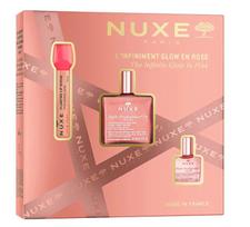 Nuxe Nuxe Glow Huile Prodigieuse Floral Oil 50ml / Oil10ml / Plumping Lip Serum 8ml plaukų priemonė