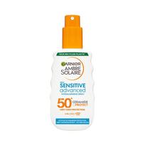 Garnier Sunscreen spray SPF 50 Sensitive Advanced Spray 150 ml 150ml apsauginė priemonė nuo saulės