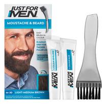 Just For Men Moustache & Beard Color M30 Light-Medium Brown plaukų priemonė