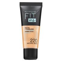 Maybelline Fit Me! Foundation Matte + Poreless 220 Natural Beige 30ml dekoratyvinė kosmetika