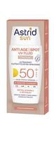 Astrid Tinted facial fluid SPF 50+ Sun 50ml apsauginė priemonė nuo saulės
