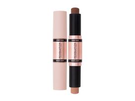 Kontūravimo pieštukas Makeup Revolution London Contour Double Ended, dark sp., 4.3 g