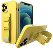 Telefono dėklas Hurtel Rope Case, Apple iPhone 13 Pro, geltona sp.