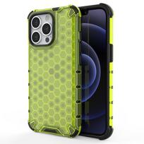 Telefono dėklas Hurtel Honeycomb Iphone 13 Pro, Apple iPhone 13 Pro, žalia sp.