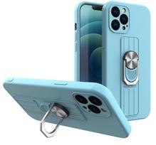 Telefono dėklas Hurtel Ring Case, Apple iPhone 13 Pro, žydra sp.