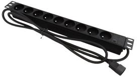 Buitinis ilgintuvas Alantec Black Edition, PZ09U, 1.8 m, 9 lizdų