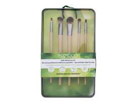Šepetėlių rinkinys Ecotools Brush Daily Defined Eye, 5 vnt., juoda sp.