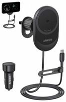 Adapteris Anker MagGo Qi2, 1 x USB Type C, juoda sp., 15 W