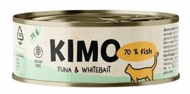 Šlapias kačių maistas Kimo, žuvis/ryžiai/tunas, 0.070 kg, 24 vnt.