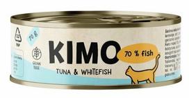 Šlapias kačių maistas Kimo, žuvis/ryžiai/tunas, 0.070 kg, 24 vnt.