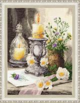 Siuvinėjimo kryželiu rinkinys „Rami senojo kaimo diena“ 28,7×38,5 cm