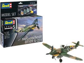 Revell Messerschmitt Bf109 G-2/4 1/32 modelis su dažais ir klijais