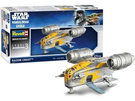 Star Wars Mandalorietis Razor Crest plastikinis modelis 1/72 su Grogu