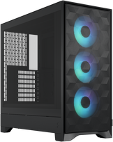 Kompiuterio korpusas Fractal Design Pop 2 Air TG RGB, juoda sp.