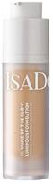 Skystas makiažo pagrindas IsaDora The Wake Up The Glow Luminous, SPF 50, 3w warm, 30 ml