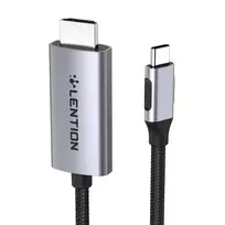 Lention USB-C to 4K60Hz HDMI cable, 3m (gray)