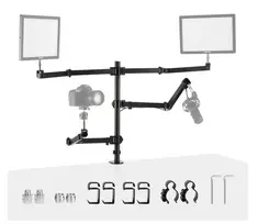 NEEWER DESKTOP LIVE BROADCAST STAND With 4 boom arms 10102160