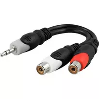 „InLine“ 2 x RCA (moteriškos) – 3,5 mm (vyriškos) – kabelis, 20 cm