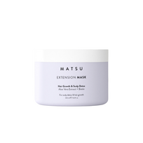Matsu Extension Fast Hair Growth & Scalp Detox detoksikuojanti galvos odos ir plaukų kaukė, 350 ml.