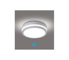 Brilagi - LED lauko šviestuvas su judesio davikliu BENE LED/18W/230V skersmuo 21,5 cm balta IP54