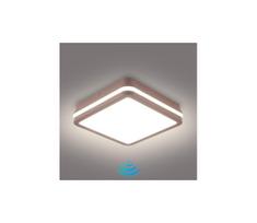 Brilagi-LED Lauko šviestuvas su jutikliu BENE LED/18W/230V 21,5x21,5 cm rudos spalvos IP54