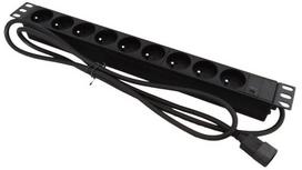 Buitinis ilgintuvas Alantec Black Edition, PZ09U, 1.8 m, 9 lizdų