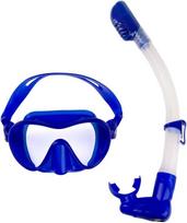 Plaukimo komplektas Scorpena Snorkeling Set 03020, skaidri sp./mėlyna sp.
