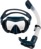 Plaukimo komplektas Scorpena Snorkeling Set 03024, tamsiai žalia sp.