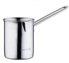 Puodelis pienui Korkmaz KRA297, 400 ml, sidabro sp., nerūdijantysis plienas