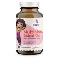KAKĖ MAKĖ Pieno rūgšties bakterijos "Multibiotic Baby&Kids", Ecosh, 60 kapsulių