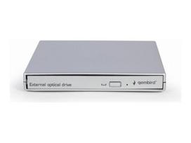 Gembird External USB DVD drive | DVD-USB-021-SV | Interface USB 2.0 | CD/DVD | CD read speed 24 x | CD write speed 24 x | Silver