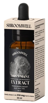 SHROOMWELL Lion's Mane Grybų ekstraktas, 30 ml
