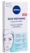 Valomosios veido juostelės Nivea Skin Refining SOS Clear Up Strips, 8 vnt.