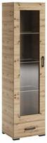 Vitrina ADRK Frazio, artisan oak, 40 cm x 50 cm x 186 cm