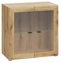 Vitrina System, coast evoke oak sp., 35 cm x 64 cm x 64 cm