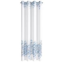 Naktinė užuolaida Noa ZKKS-01, balta sp./žydra sp., 140 cm x 250 cm