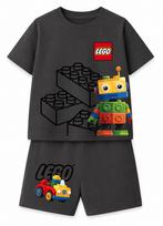 Komplektas berniukui su marškinėliais ir šortais „LEGO”, tamsiai pilkas