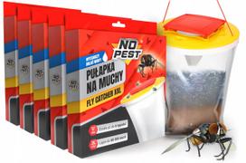 Musės gaudyklė, priemonė, maišas musėms, uodams, „No Pest Fly Catcher“ (5 vnt.)