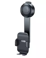 Automobilinis laikiklis telefonams su siurbtuku PrimeTrip C03 Air, juodas