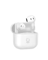Belaidės Bluetooth 6.0 ausinės Bass BS2 Lite su įkrovimo dėklu, baltos