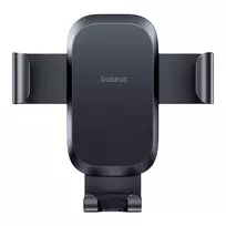 Automobilinis laikiklis 4.7-7.2" ekranų telefonams Metal Age Go (į ventiliacijos groteles), juodas