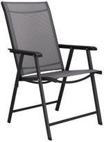 Lauko kėdė Springos Verona GF0078, grafito sp., 66 cm x 57 cm x 95 cm